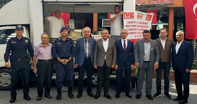 Mustafa Kemal Paşa Cami Derneği'nden Cumhuriyetin 100. Yılına lokma