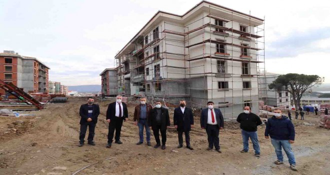 TOKİ Bergama konutları hızla yükseliyor