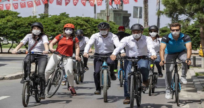 Yeni bisiklet yollarının yapımına başlandı