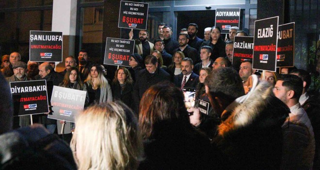 CHP İzmir'den 6 Şubat anması