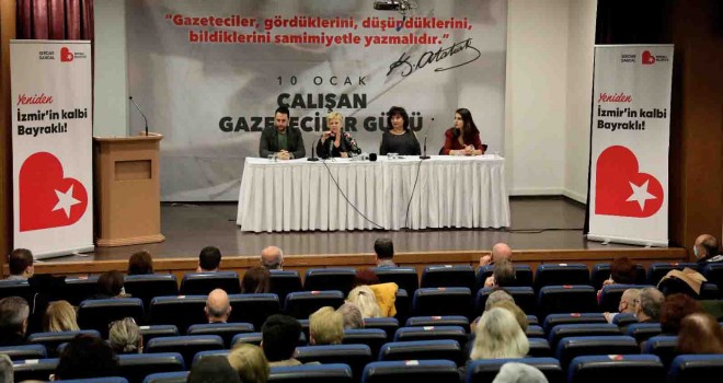 Gazetecilerin sorunları Bayraklı’da konuşuldu