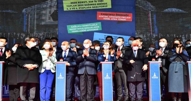 Örnekköy Kentsel Dönüşüm Projesi’nde 2. Etap temeli atıldı