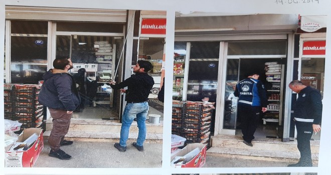 Torbalı'da Suriyelilerin dükkanları mühürlendi