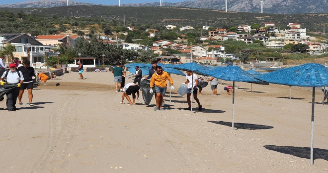 Mordoğan’da plajları koruma seferberliği