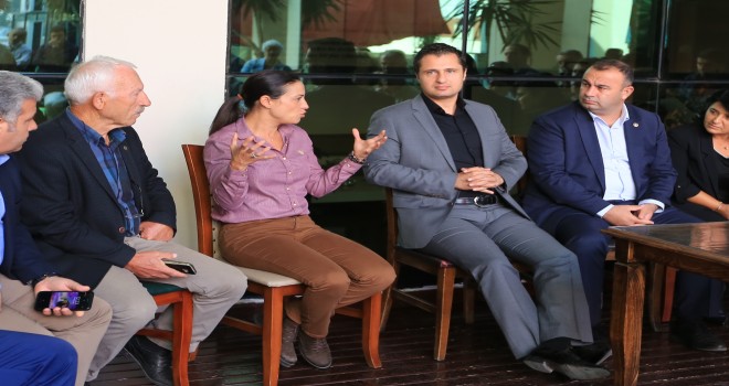 CHP'li Yücel'den Sengel'e geçmiş olsun ziyareti