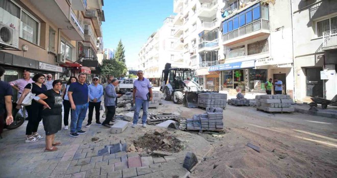Batur’dan sokak yenileme çalışmalarına yerinde inceleme