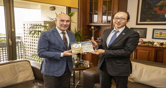 Japon Başkonsolos Nishimaki’den Başkan Soyer’e ziyaret