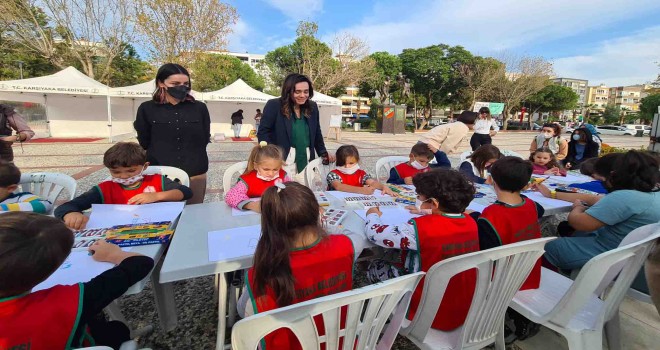 Geleceğin ressamlarına Karşıyaka'da özel çalıştay