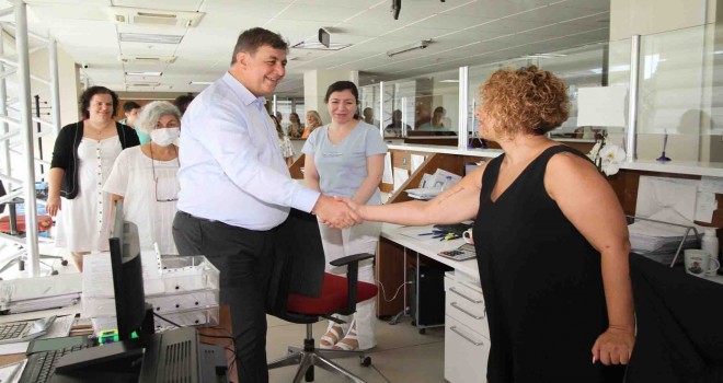 Karşıyaka Belediyesi'nde bayramlaşma