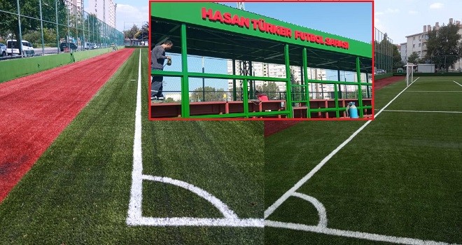 Hasan Türker Futbol Sahası'nda sona yaklaşıldı...