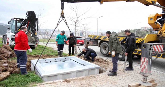 Karşıyaka'da yeraltı konteyner sayısı 268'e çıktı