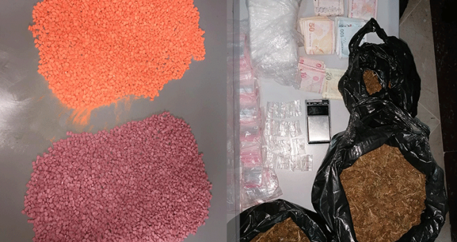 Karşıyaka ve Bayraklı'da büyük uyuşturucu operasyonu