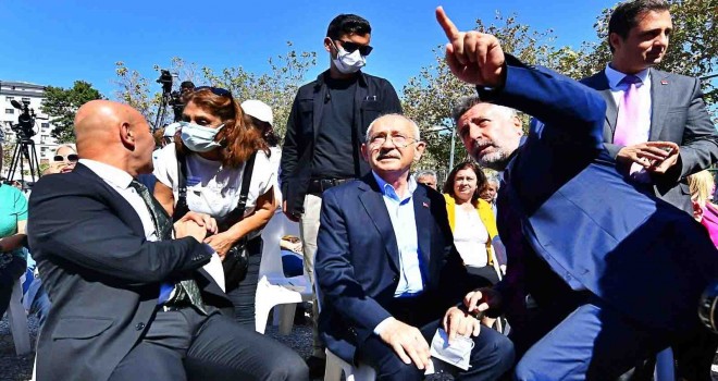 Kılıçdaroğlu İzmir Depremi Proje Alanı Mağdurları Platformu ile bir araya geldi