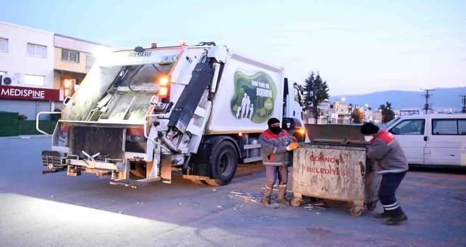 Bornova’da çöpler 7/24 toplanacak