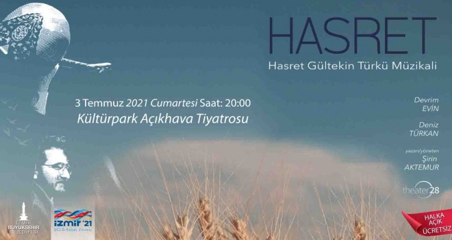 İzmir Büyükşehir Hasret Gültekin türkü müzikaline ev sahipliği yapıyor