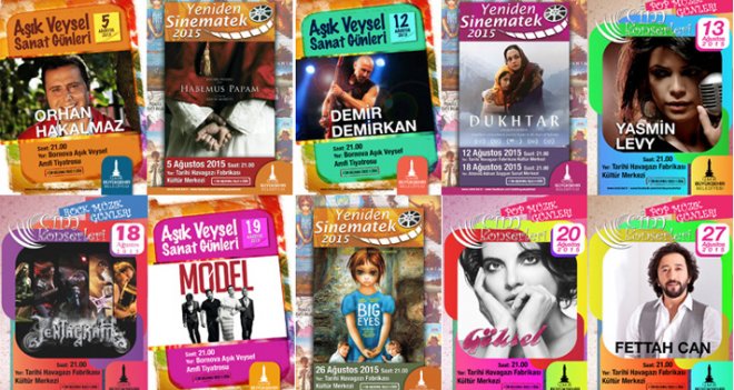 Ağustos ayı sanat takvimi yine dopdolu