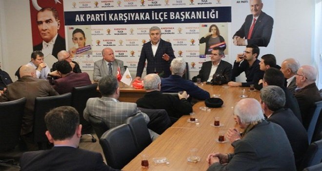 AK Parti Karşıyaka'yı Makedon göçmenleri ziyaret etti