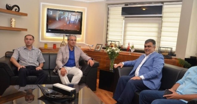 Akpınar, Konya Ereğli başkanı Özgüven'i ziyaret etti