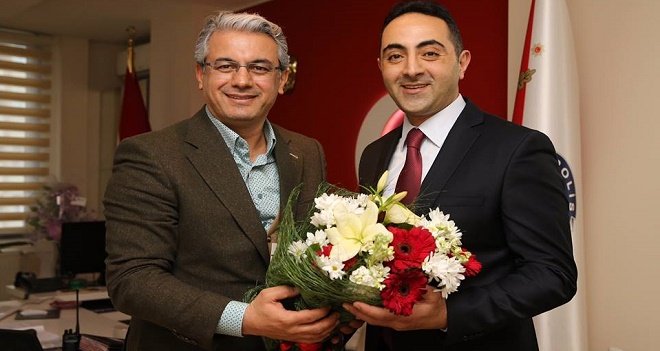 Akpınar'dan Emniyet Müdürüne hoşgeldin ziyareti...