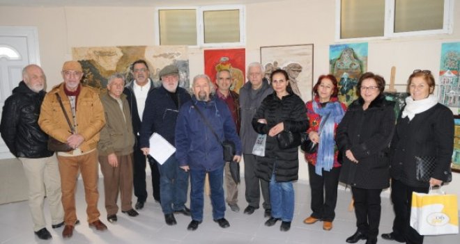 Antalyalı ressam Tuncer Ertuğrul'un sergisi Bostanlı'da...