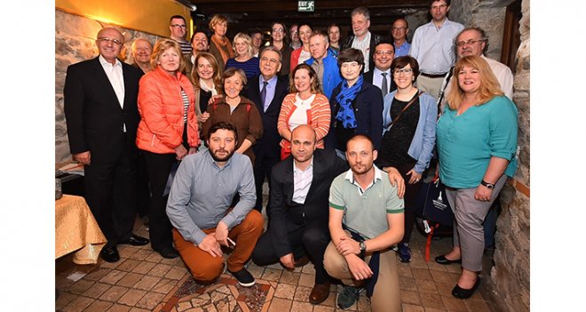 Aziz Kocaoğlu, yabancı gazetecileri ağırladı