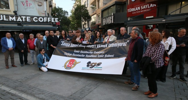 İzmirli Gazeteciler: Savaş Haberi Yapmak İstemiyoruz