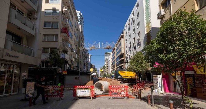 İZSU’nun 250 milyon liralık altyapı yatırımı hız kesmeden devam ediyor