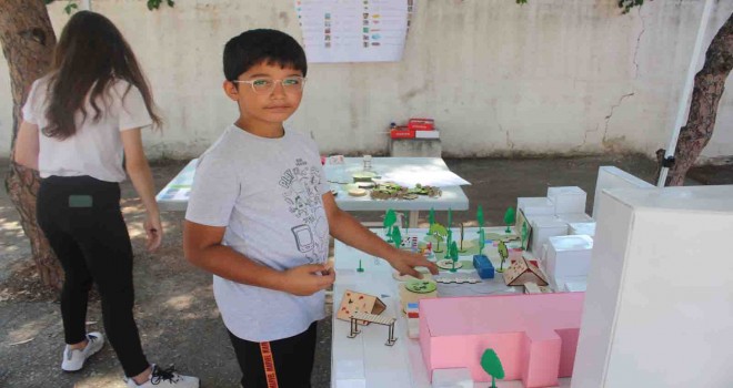 Karşıyaka'da çocuklar kendi okul bahçelerini tasarlıyor