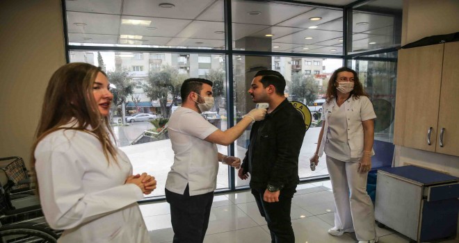 Buca Belediyesi’nde ateş ölçerli ''38 derece'' önlemi