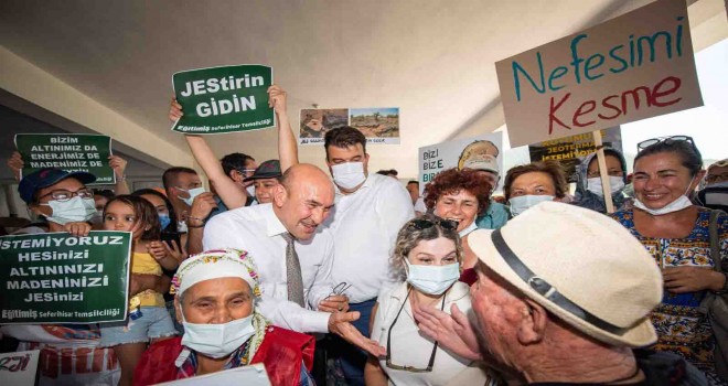 Seferihisar'da protesto