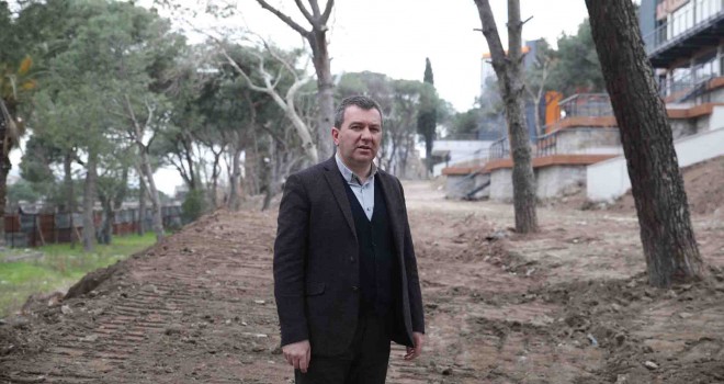 Bergama Çamlıpark için ilk kazma vuruldu