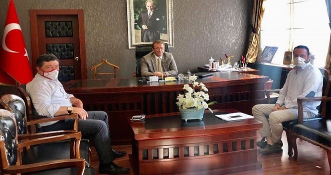 Türk Kızılay'dan Kaymakam Çalışır'a teşekkür ziyareti