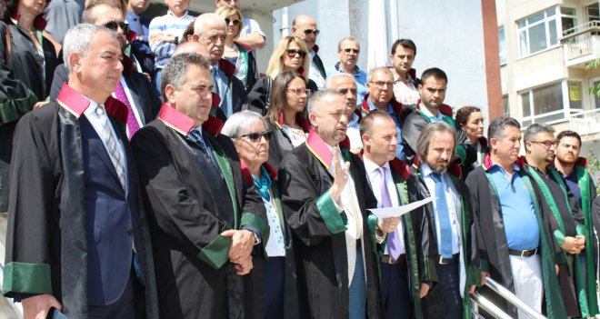 Baro Başkanları, dayanışma için Tekirdağ'a gitti