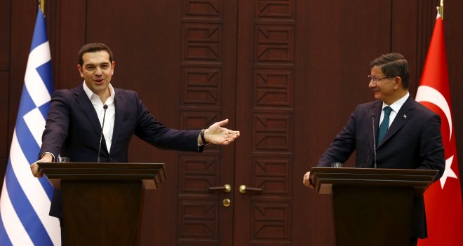 Başbakan Ahmet Davutoğlu, Çipras'la İzmir'de buluşuyor..