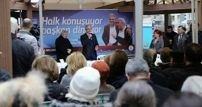 Başkan Akpınar Bostanlı'da...