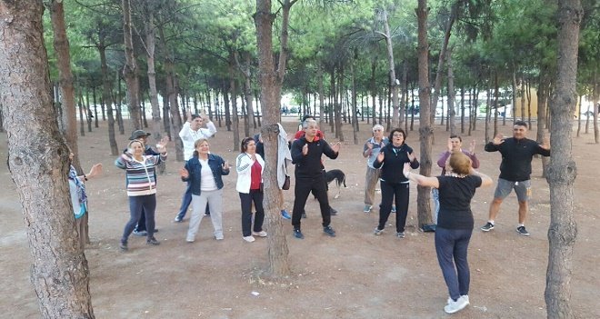 Başkan Akpınar güne sporla başlıyor...