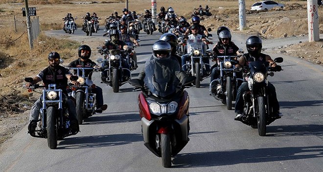 Başkan Akpınar motorcularla tur attı...