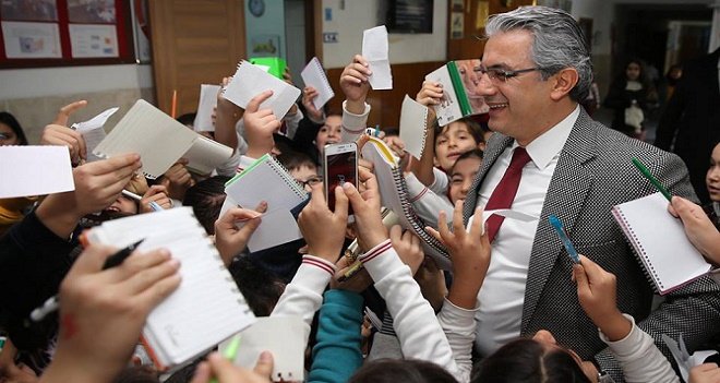 Başkan Akpınar okul gezilerini sürdürüyor...