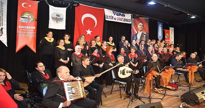 Alev Alev Şarkılar konseri yapıldı