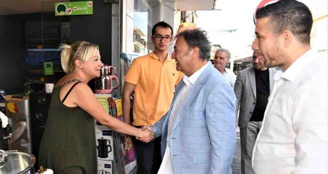 Başkan İduğ, esnafı dinledi