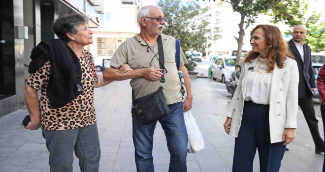 Başkan Ünsal Alaybey ve Bahariye mahallerini ziyaret etti