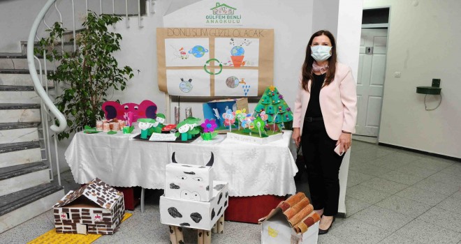 Çevre projesine Balçovalı miniklerden destek