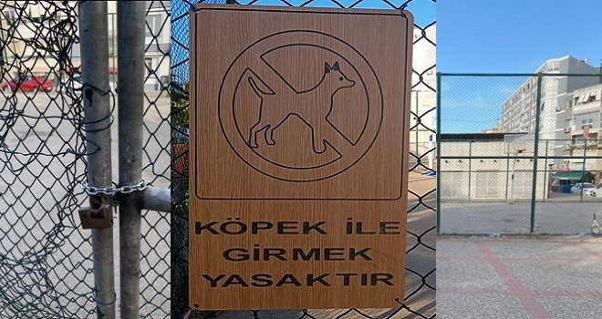 Volkan Vedat Akay basketbol sahasına uyarı levhası
