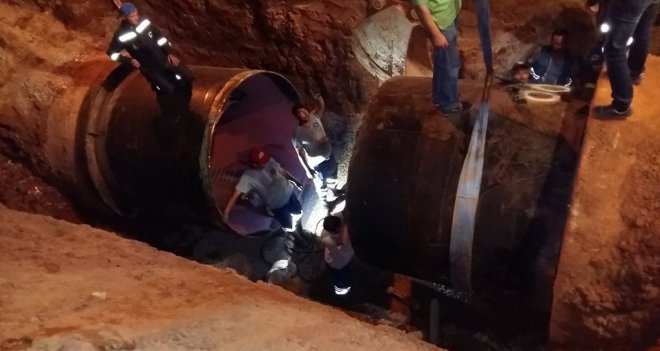 Boru değişti, kesinti uzamayacak...