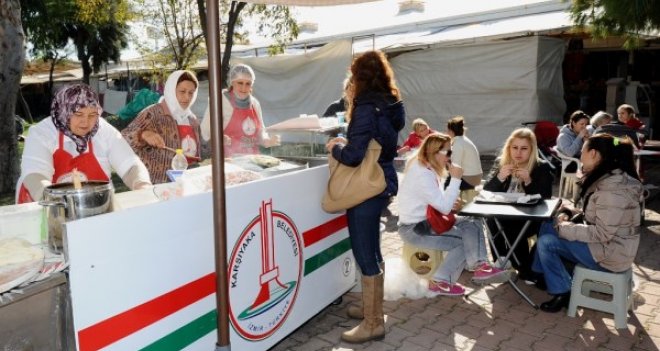 Bostanlı pazaryerinde gözlemeye modern çözüm