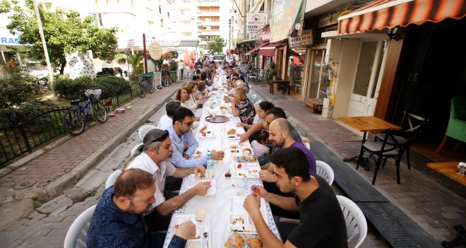 Bostanlı’da ''Ahilik'' kahvaltısı 