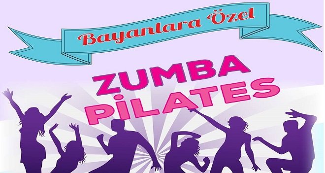 Bostanlı'da bayanlara Zumba ve Pilates...