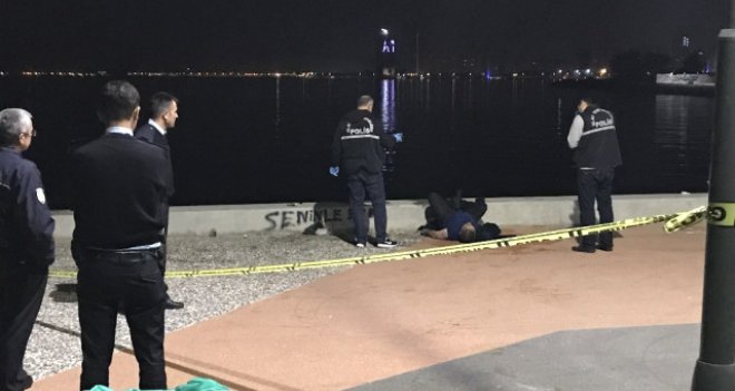 Bostanlı'da denize düşen adam boğuldu...