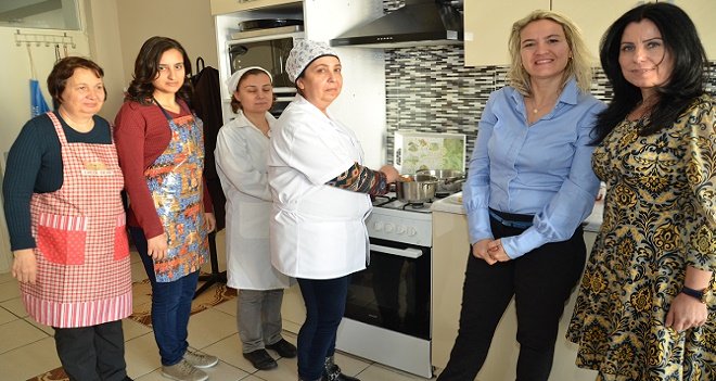 Bu merkezde eğitimli aşçılar yetişiyor…