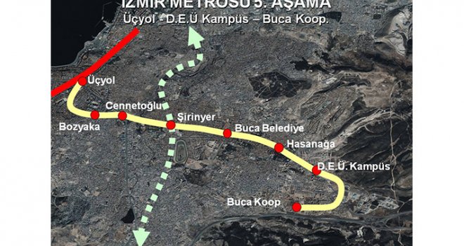 Buca Metrosu için ilk ihale yapıldı 